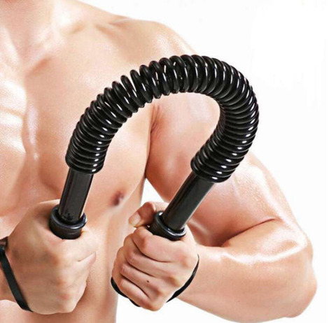 Unisex Arm Chest Strength Training Spring Power Twister Bar Exercise Fitness Muscle Building ► Photo 1/6