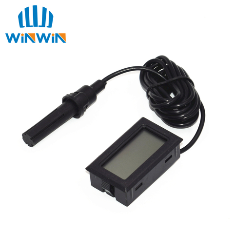 Mini LCD Digital Thermometer Hygrometer Temperature Indoor Convenient Temperature Sensor Humidity Meter Gauge Instruments Cable ► Photo 1/2