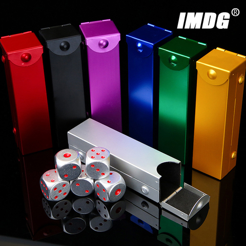 5pcs/pack New Colorful Aluminum Alloy Metal Dice 16mm Round Corner High Quality Boutique Game Dice ► Photo 1/5