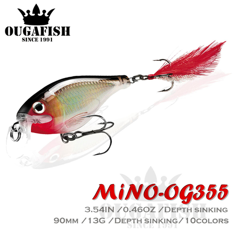 Crankbait Mino Fishing Lure Weights 12.3g/9cm Wobblers For Trolling Bass Fish Lures Articulos De Pesca Isca Artificial Bait ► Photo 1/5