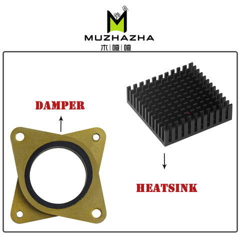 NEMA 17 Damper Meal & Stepper Motor Vibration Dampers Imported genuine shock absorber With Heat Sink for 42 stepper motor ► Photo 1/5