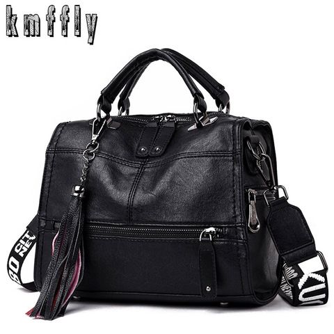 High Quality Leather Tassel Luxury Brand Handbags Women Bags Designer Handbags Ladies Crossbody Hand Tote Bags For Women Bolsas ► Photo 1/6