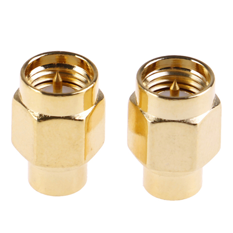 2pcs 2W 6GHz 50 ohm SMA Male RF Coaxial Termination Dummy Load Gold Plated Cap Connectors Accessories ► Photo 1/6
