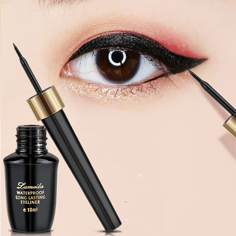 Hot Brand New Beauty Makeup Cosmetic Black Long-lasting Waterproof Eyeliner Liquid Eye Liner Pen Pencil Makeup Beauty Tool Set ► Photo 1/6