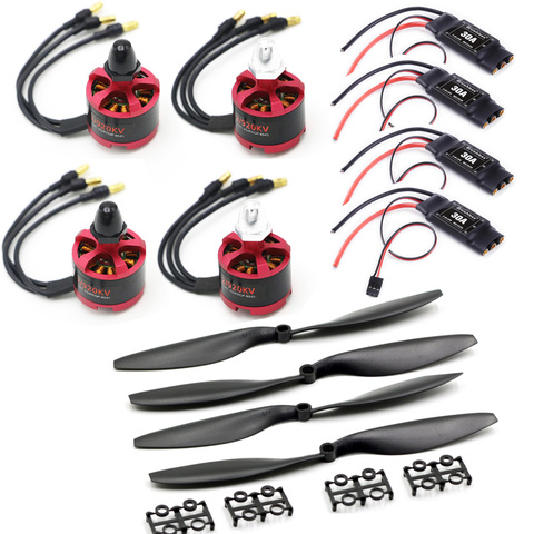 30A Brushless ESC with 3.5mm Connector 2212 920KV CW CCW Brushless Motor 1045 Propeller for F450 F550 S550 F550 Multicopter ► Photo 1/6