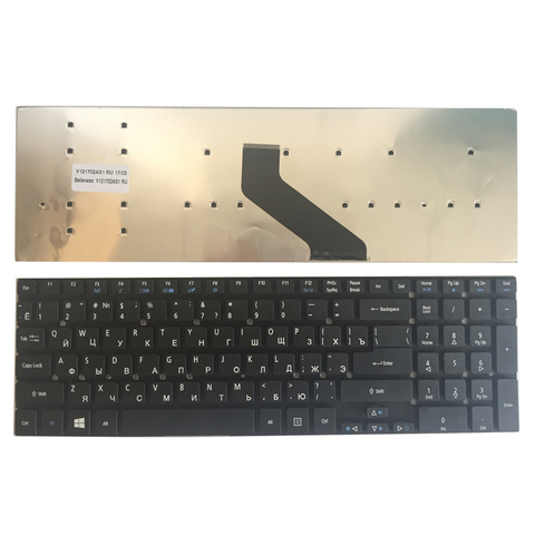 Russian Keyboard for Acer PK130N42A04 MP-10K33US-698, MP-10K33US-6981 MP-10K33US-6983 KB.I170A.410 MP-10K33SU-4421W MP-10K3 RU ► Photo 1/5