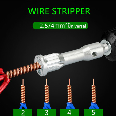 Electrical Twist Wire Stripping Wire Stripper Electrician Universal Automatic Twisting Wire Stripping Connector Hand Tools ► Photo 1/6