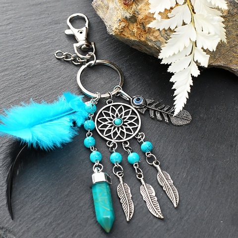 Handmade Dream Catcher Keychain Home Decor Gift Wind Chimes Car Pendant Wall Hanging Decoration Gift Room Decor ► Photo 1/6
