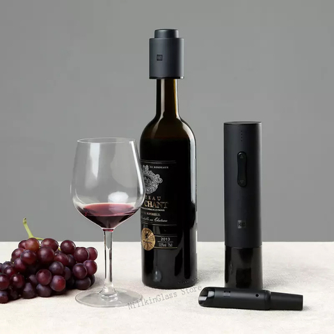 Youpin Huohou Automatic Red Wine Bottle Opener Cap Stopper Fast Decanter Electric Corkscrew Foil Cutter Cork Out Tool ► Photo 1/5