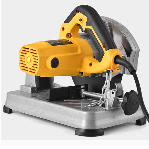 Cutting Saw 1200W 185mm 45° Metal Profile Cutting Machine 7 Inch Desktop Aluminum Material Steel Wood Power Tool Small Bench Saw ► Photo 1/6