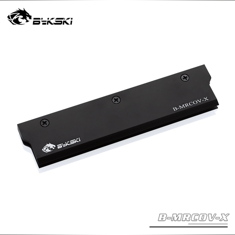 BYKSKI Full Metal Radiator Cover use for RAM Radiator Color Black Cover for Liquid Cooling System Heat Dissipation Cover 1pcs ► Photo 1/6