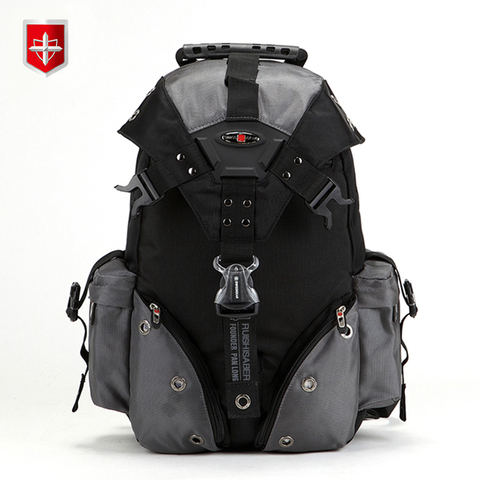 RUISHISABER Men's Backpack Waterproof 15.6 inch Laptop Backpacks Swiss Travel Backpack Male Oxford Casual Schoolbag Mochila ► Photo 1/6