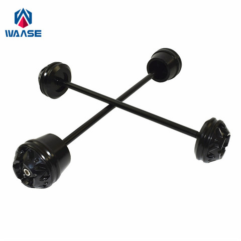 waase For Yamaha MT-07 FZ-07 MT07 FZ07 2017 2022 2 PCS Front & Rear Wheel Fork Axle Sliders Cap Crash Protector ► Photo 1/6