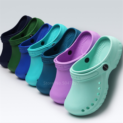 Unisex Shoes work wear Soft Anti-slip Slipper Waterproof Sandal Shoes Work Accessories lab scrub men women shoe ► Photo 1/6