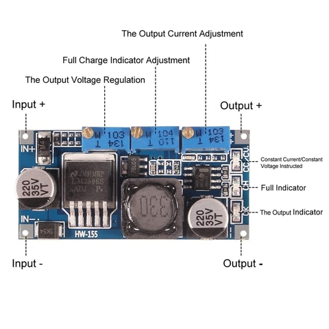 LM2596 LED Driver DC-DC Step-down Adjustable CC/CV Power Supply Module Battery Charger Adjustable LM2596S Constant Current ► Photo 1/5