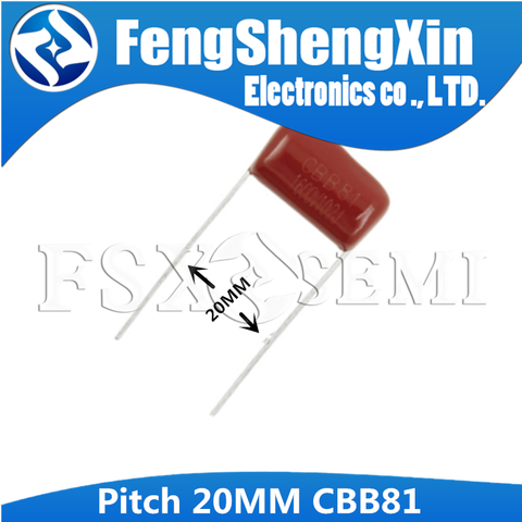 10PCS pitch 20mm 2000V CBB81 Polypropylene film capacitor 333J 472J 152J 563J 683J 473J 223J 562J 822J 183J 153J 103J ► Photo 1/1