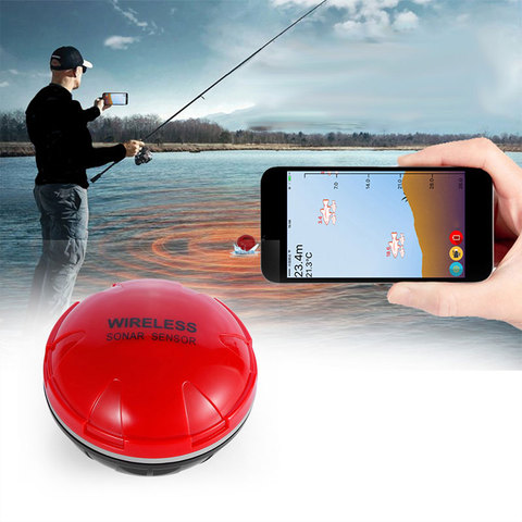 Portable Sonar Fish Finders Rechargeable Wireless Sonar For Fishing 45M Water Depth Echo Sounder Fishing Finder ► Photo 1/6