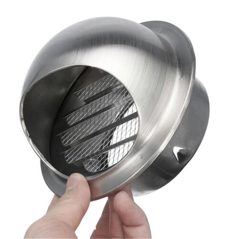 Stainless Steel Wall Ceiling Air Vent Ducting Ventilation Exhaust Grille Cover Outlet Heating Cooling Vents Cap Waterproof ► Photo 1/6