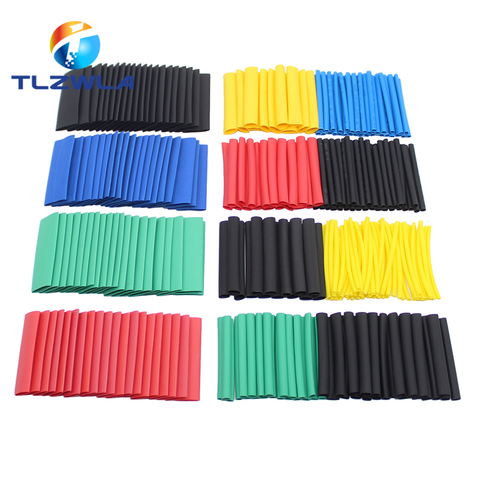 164pcs/328pcs/127pcs/530pcs Set Polyolefin Shrinking Assorted Heat Shrink Tube Wire Cable Insulated Sleeving Tubing Set 2:1 ► Photo 1/5