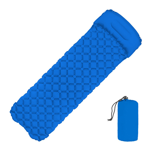 Ultralight Sleeping Pad Inflatable Lightweight Sleep Mat Air Bed Soft Picnic