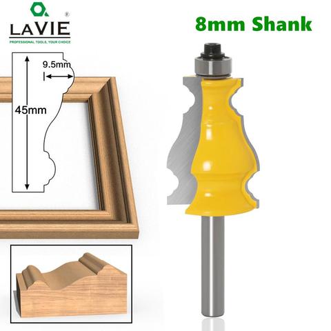 1pc 8mm Shank Picture Frame Router Bits Tenon Tungsten Carbide Line Bit Woodworking Milling Cutter for Wood ► Photo 1/6