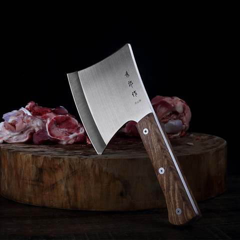 Stainless Steel Chef Knife Kitchen Knife Sharp Blade Cleaver Bone Knife Meat Forged Kitchen Chopper Knife Butcher Knife ► Photo 1/6