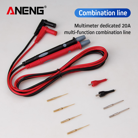 20A Multi-function Combination Multimeter Probe Test Leads  Needle Tip Tester Lead   Wire Pen Cable Feelers for FLUKE for Vichy ► Photo 1/6