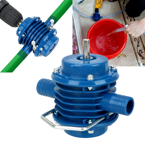 NICEYARD Mini Home Garden Centrifugal Pumps No Power Required Heavy Duty Self-Priming Hand Electric Drill Water Pump ► Photo 1/1