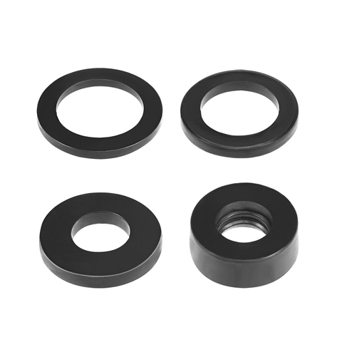 uxcell 50pcs Rubber Flat Washers 3-31mm Inner Diameter 1.2-4.5mm Thick 7-45mm OD Gaskets to Faucet Pipe Valve Nut Plumbing ► Photo 1/1