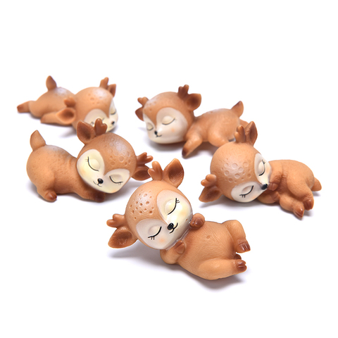 NEW 1 Pcs Silicone Mold Cute Cartoon Sleeping Deer DIY Resin Mold Chocolate Fondant Cake Decoration Tools ► Photo 1/5