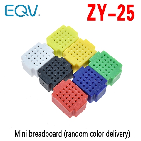 ZY-25 Points Solderless PCB Breadboard Mini Universal Test Protoboard DIY kit Bread Board for arduino lego ► Photo 1/6