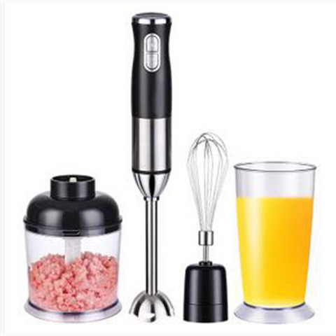 Hand Blender 4 in 1 Portable immersion Blender for Kitchen Food Processor stick with Chopper Whisk Electric Juicer Mixer ► Photo 1/6