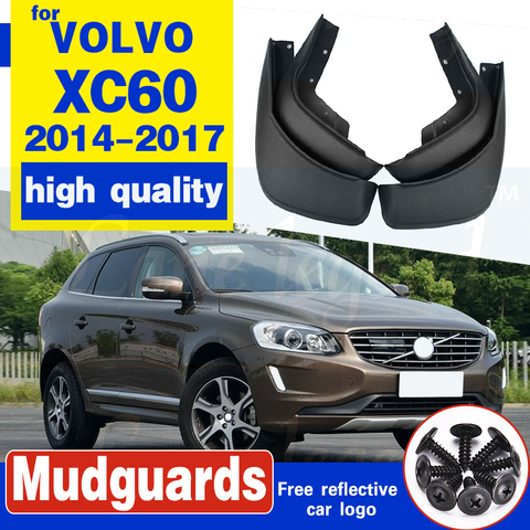 Set OEM Splash Guards Mud Flap Mudguards Fender Fitment Car Mud Flaps For VOLVO XC60 2014-2017 31359689/90 Mudflaps 2015 2016 ► Photo 1/6