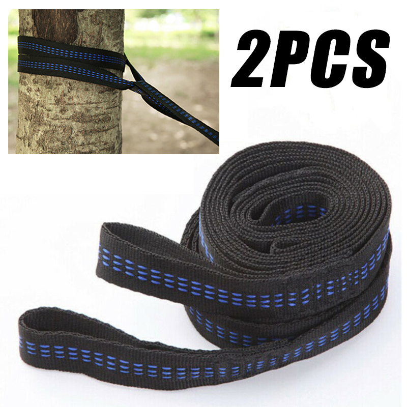 2pcs Hammock Strap 200cm Tree Hanging Spare Part Outdoor Aerial Yoga 200KG Load Portable Outdoor Camping Hammock ► Photo 1/6