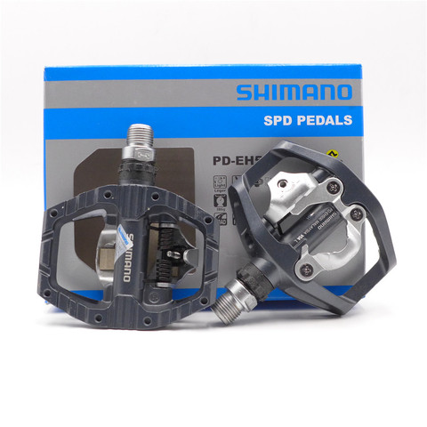 SHIMANO PD EH500 Dual-Sided Platform / Clipless SPD Pedals with Cleat SM-SH56 Original PD-EH500 ► Photo 1/2