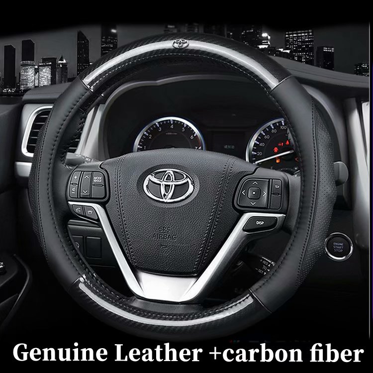 Price History Review On Car Genuine Leather Steering Wheel Covers For Toyota Allion Auris Avalon Aygo Vios Vitz Yaris Mark X Hilux Corolla Altis Axio Aliexpress Seller Car