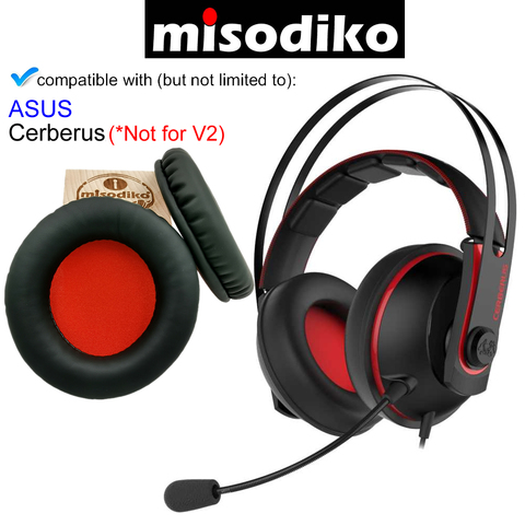 misodiko Replacement Ear Pads Cushion Kit for ASUS Cerberus/ Orion Gaming Headset, Headphones Repair Parts Earpads ► Photo 1/6