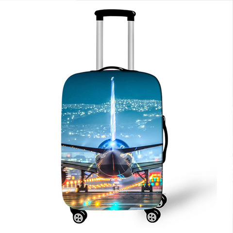 Creative Aircraft 3D Luggage Cover Protective Case Waterproof Thicken Travel Suitcase Cover Apply 18 - 32 Inches XL Accessorie ► Photo 1/6