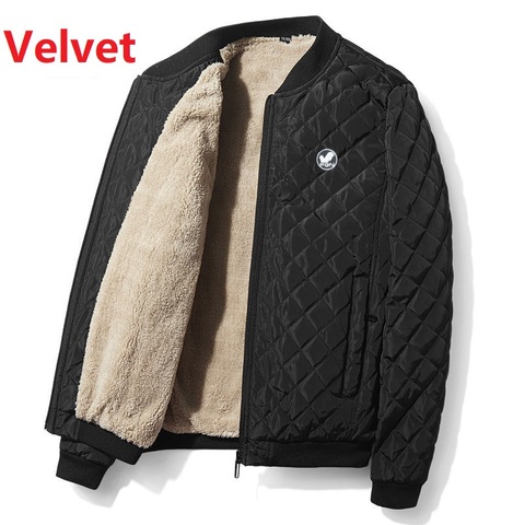 2022 New Autumn Winter Cotton Coat Men'S Jacket Men'S Cotton Jacket Jacket  Jacket Fat Male Army Velvet Clothes ► Photo 1/6