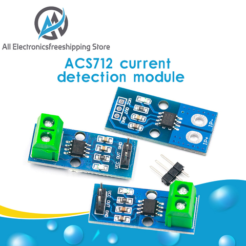 ACS712 5A 20A 30A Range Hall Current Sensor Module ACS712 Module ► Photo 1/6