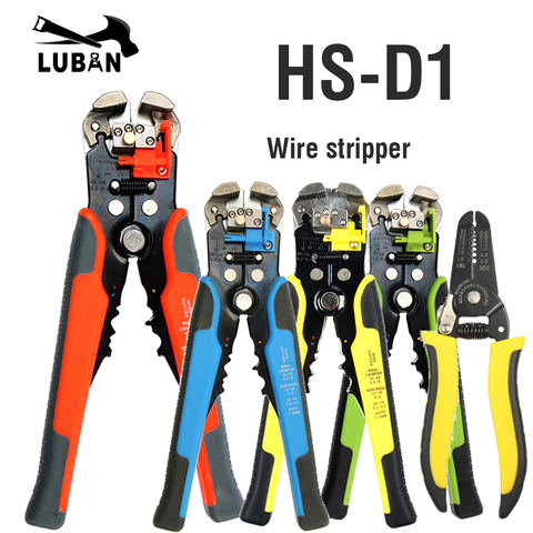 HS-D1 D4 Cable Wire Stripper Cutter Crimper Automatic Multifunctional TAB Terminal Crimping Stripping Plier Tools for connector ► Photo 1/6