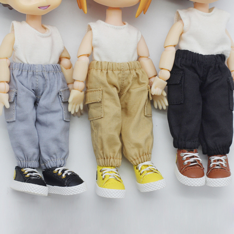 OB11 Dolls Long Overalls Doll Clothes Pant for GSC,obitsu11,molly,1/12 bjd Doll Long jeans Accessories Clothing ► Photo 1/6