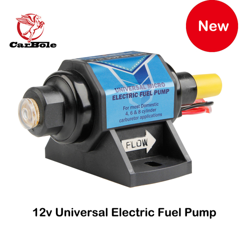 CarBole 12S 12Volt 35gph 4-7psi Universal Electric Fuel Pump for SBC BBC Holley SBF Chevy Ford Car Motor Accessory Low Pressure ► Photo 1/6