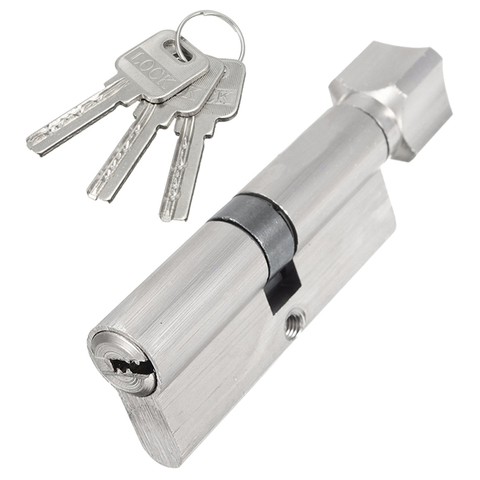 Cylinder Door Barrel Lock Anti-theft Security Door Lock Core With Extra Keys Lock High Security with Thumb Turn for Sliding Door ► Photo 1/6