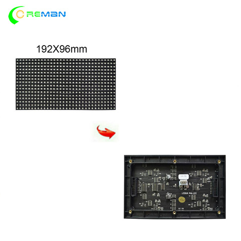 led matrix 32X16 indoor RGB hd p6 indoor led module video wall high quality P2.5 P3 P4 P5 P6 P10 rgb module full color ► Photo 1/6