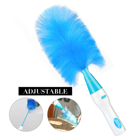 Cleaning Supplies AdjustableElectric Dust Cleaner Spin Feather Duster 360° Electric Spin Scrubber Dust Blinds Household для кухн ► Photo 1/6