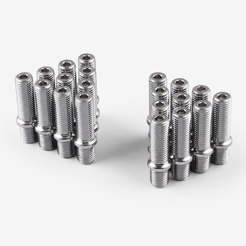 20x Extended Wheel Stud Conversion M14x1.5 To M12x1.5 Studs Adapter Kit 50mm ► Photo 1/6