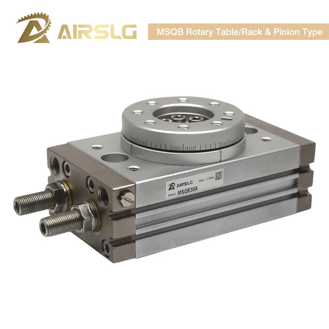 SMC Type Rotary Pneumatic Cylinder MSQB50R Adjustable 0-190 degrees MSQB10A MSQB20A MSQA30A MSQB50A  MSQB10R MSQB20R  MSQA10A ► Photo 1/6