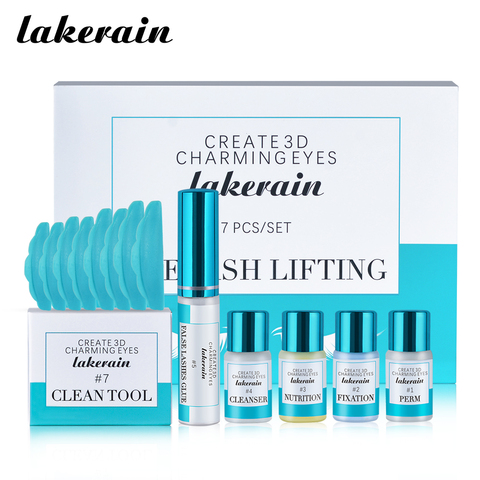 Lakerain Semi-permanent Lash Lift Kit Eyelash Lamination Kit Styling Perming Setting Curling Lashes Lamination Eyelash Perm Set ► Photo 1/5