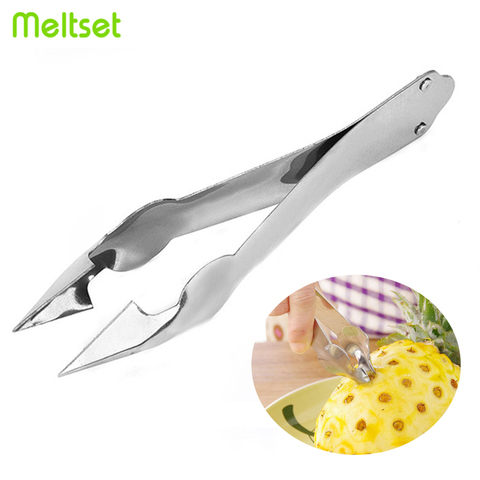 Portable Pineapple Peeler Stainless Steel Pineapple Cutter Corer Clip Ananas Pineapple Slicer for Fruit Salad Kitchen Gadget ► Photo 1/6